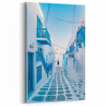 Mykonos Wall Decor - Picturesque Blue & White Streets of Greece