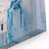 Mykonos Wall Decor - Picturesque Blue & White Streets of Greece