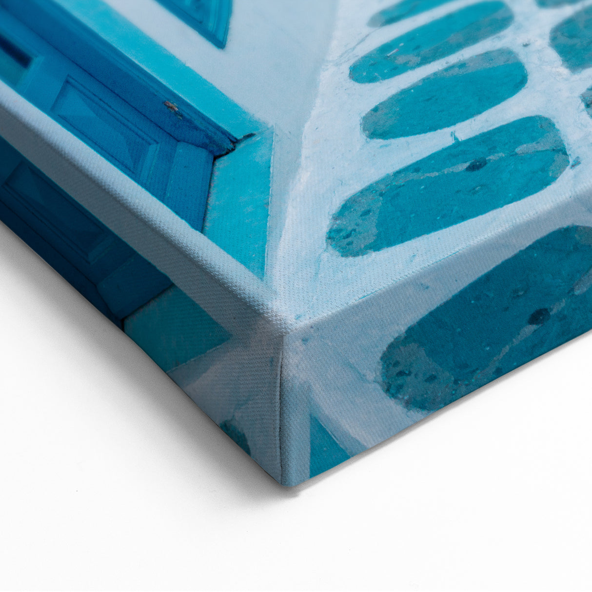 Mykonos Wall Decor - Picturesque Blue & White Streets of Greece