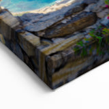 Greek Islands Art Prints - Archway View of Mykonos Coastline