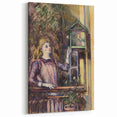 Paul Cezanne Prints - Girl with Birdcage | Famous Cezanne Wall Art