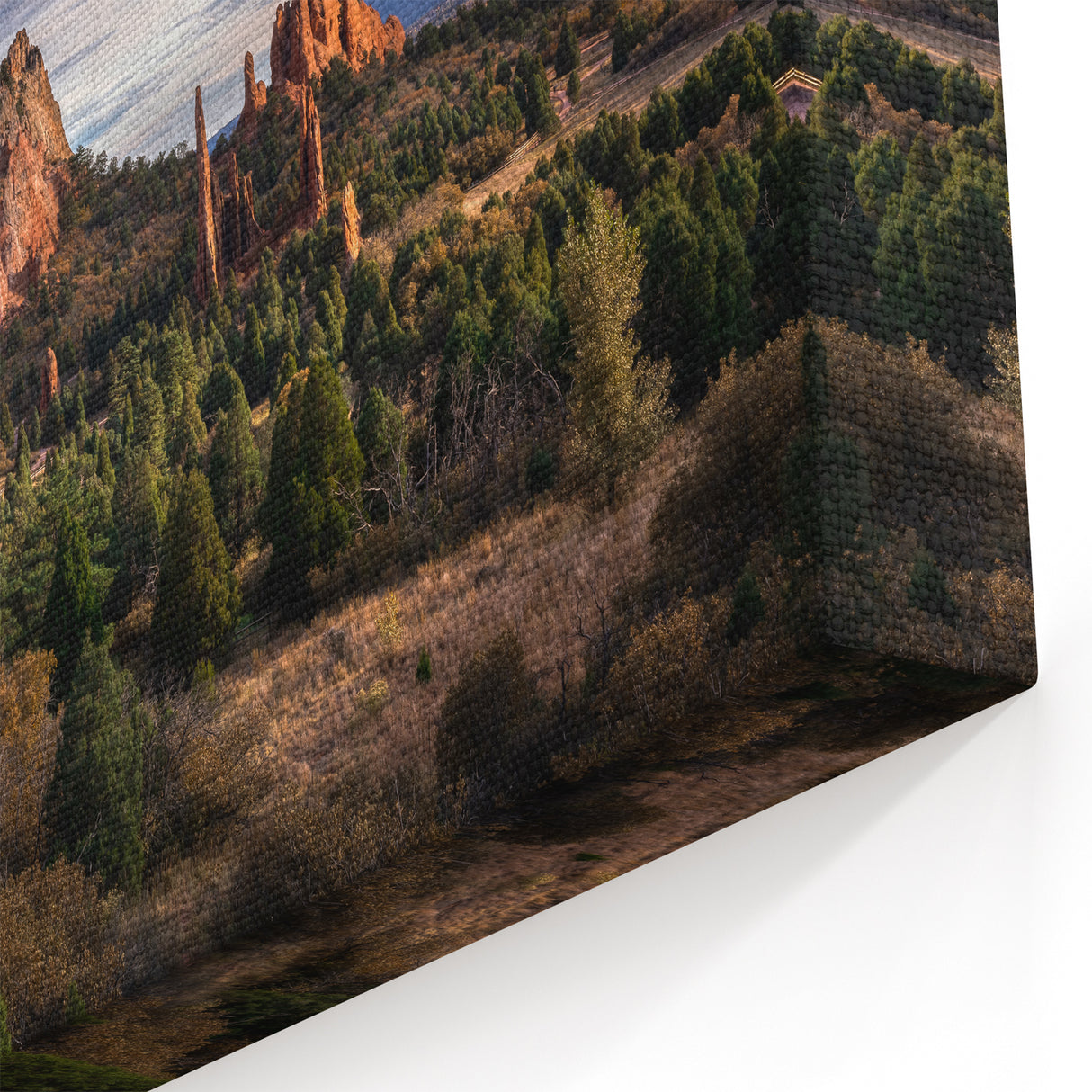 Garden of the Gods Artwork - Majestic Red Rock Formations in Colorado