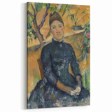 Paul Cezanne Prints - Woman in Garden Portrait | Cezanne Wall Art