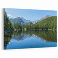 Rocky Mountains Wall Decor - Peaceful Mountain Lake in Colorado