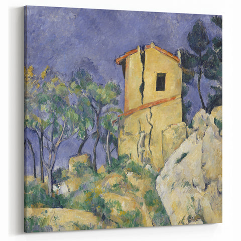 Paul Cezanne Prints - Rustic House in Landscape | Famous Cezanne Wall Art