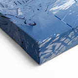 Vail Ski Resort Art - Snowy Mountain Landscape with Ski Lift and Blue Sky