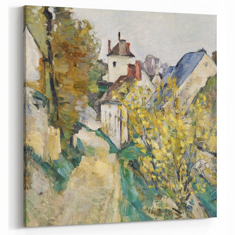 Paul Cezanne Prints - Countryside Village View | Famous Cezanne Wall Art