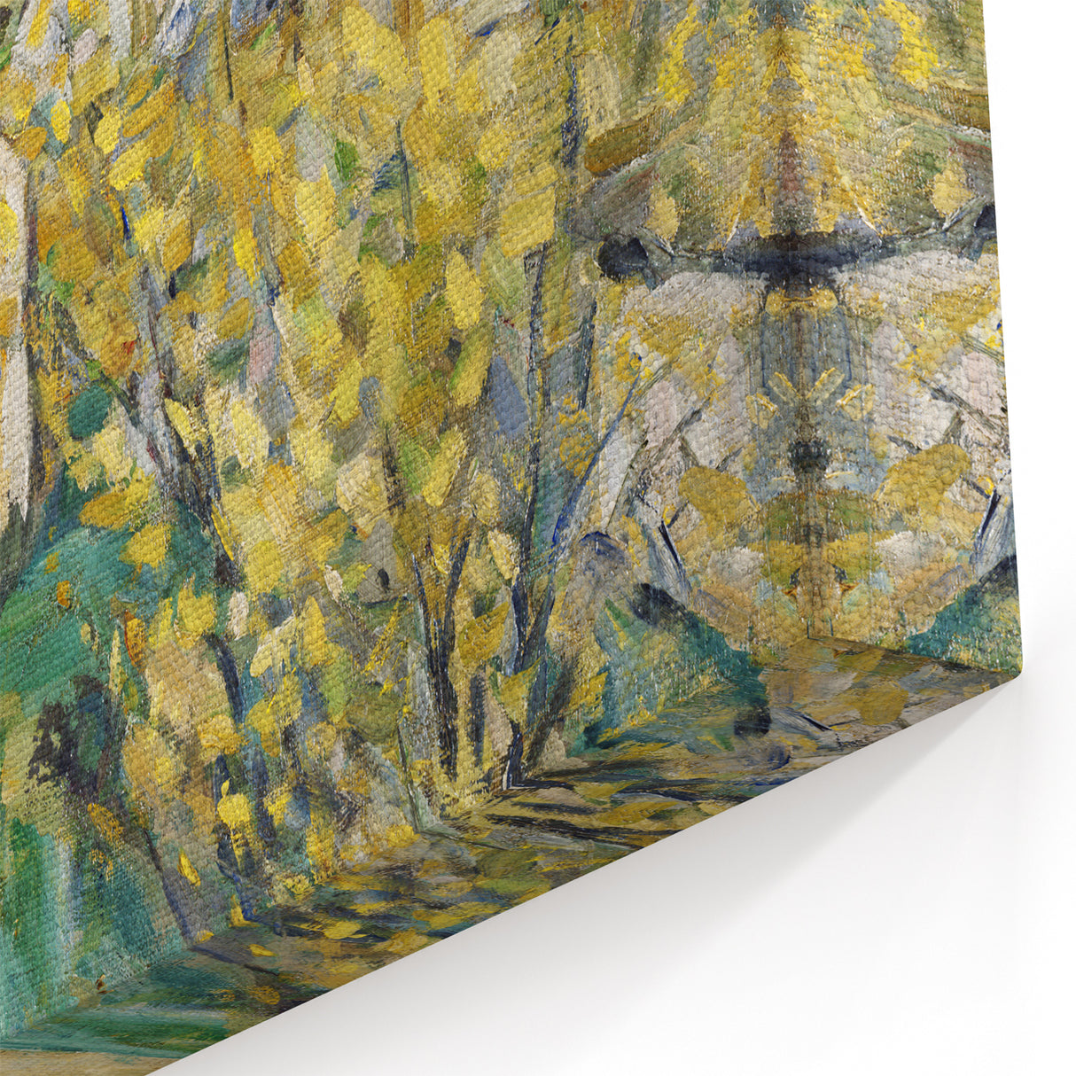 Paul Cezanne Prints - Countryside Village View | Famous Cezanne Wall Art