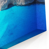 Greek Islands Art Prints - Bougainvillea Overlooking Navagio Beach
