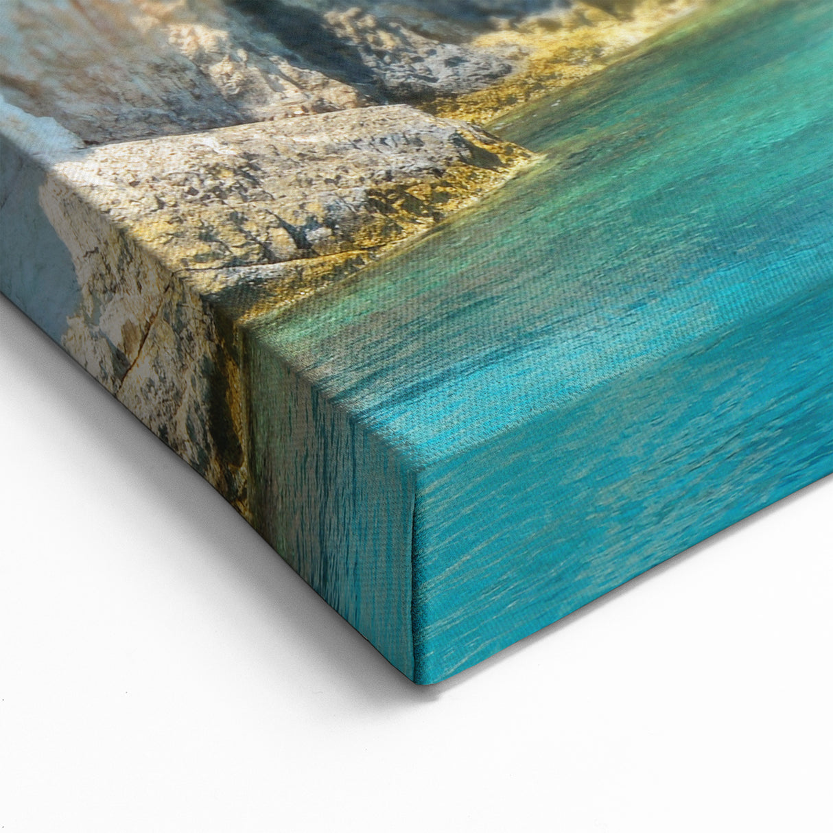 Greek Scenery Art - Crystal Waters and Sea Arch of Zakynthos