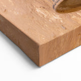 Vintage Saudi Arabian Lantern Art - Rustic Oil Lamp on Clay Wall Print