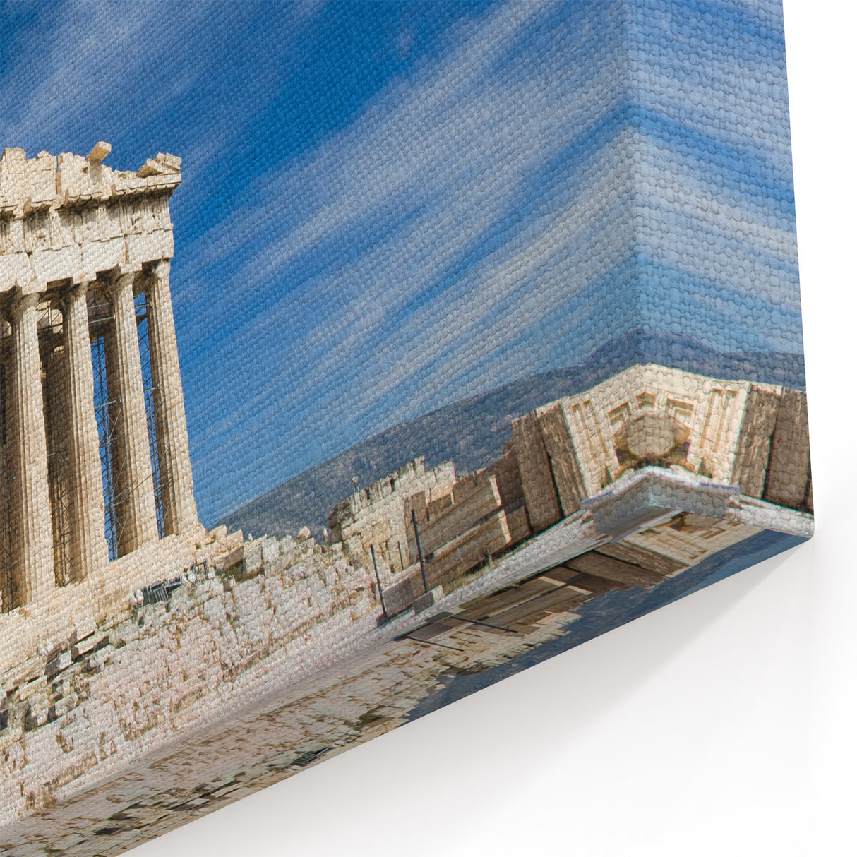 Greece Scenery Prints - Athens Parthenon Canvas for Ancient Greek Decor
