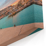 Athens Skyline Prints - Vibrant Greece Seascape Canvas for Coastal Decor