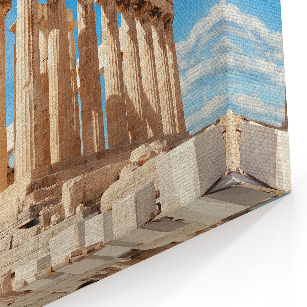 Acropolis Artwork - Majestic Parthenon Canvas for Greek Architecture Decor