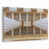 Ancient Greek Decor - Architectural Ceiling Canvas for Classical Interiors