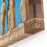 Ancient Greek Decor - Caryatids of Erechtheion Canvas for Classical Interiors