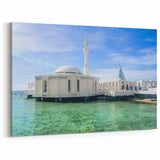 Saudi Arabia Wall Art - Floating Mosque with Jeddah Seaside Arabian Prints
