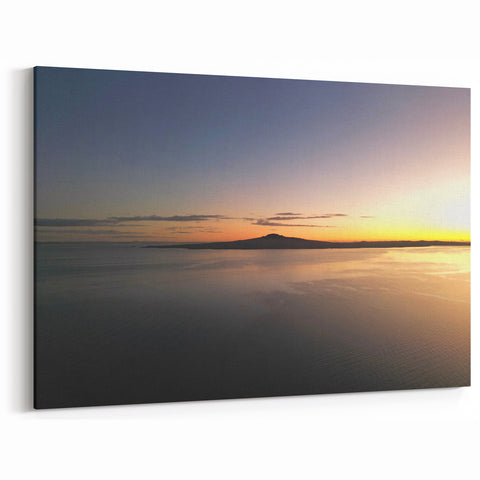 Auckland Sunrise Canvas - New Zealand Art
