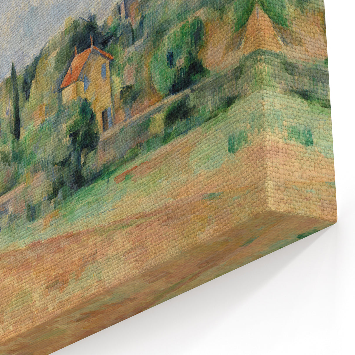 Paul Cezanne Prints - Serene Landscape Post-Impressionist Wall Art