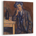 Paul Cezanne Prints - Thoughtful Man Portrait Post-Impressionist Wall Art