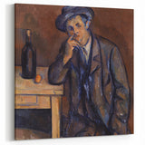 Paul Cezanne Prints - Thoughtful Man Portrait Post-Impressionist Wall Art