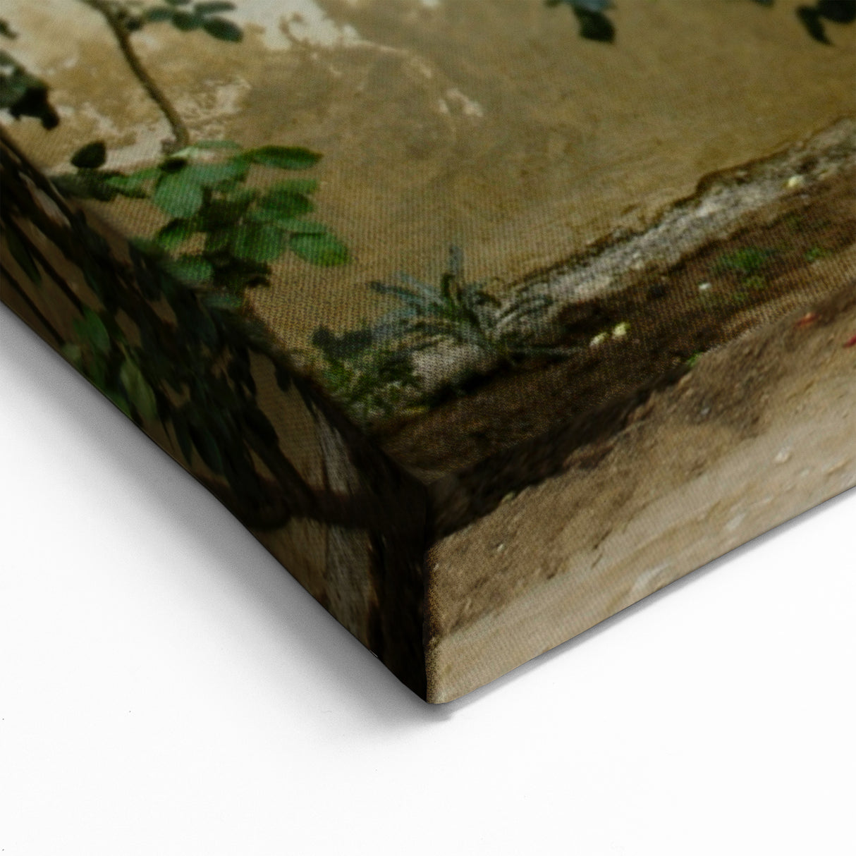 Crete Wall Art - Scenic Greek Door with Roses in Crete Canvas Print