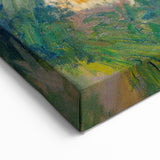 Paul Cezanne Prints - Vibrant Village Landscape Post-Impressionist Wall Art