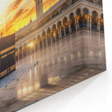 Islamic Art Decor - Kaaba at Sunrise Arabian Scenery Wall Print