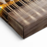 Islamic Art Decor - Kaaba at Sunrise Arabian Scenery Wall Print