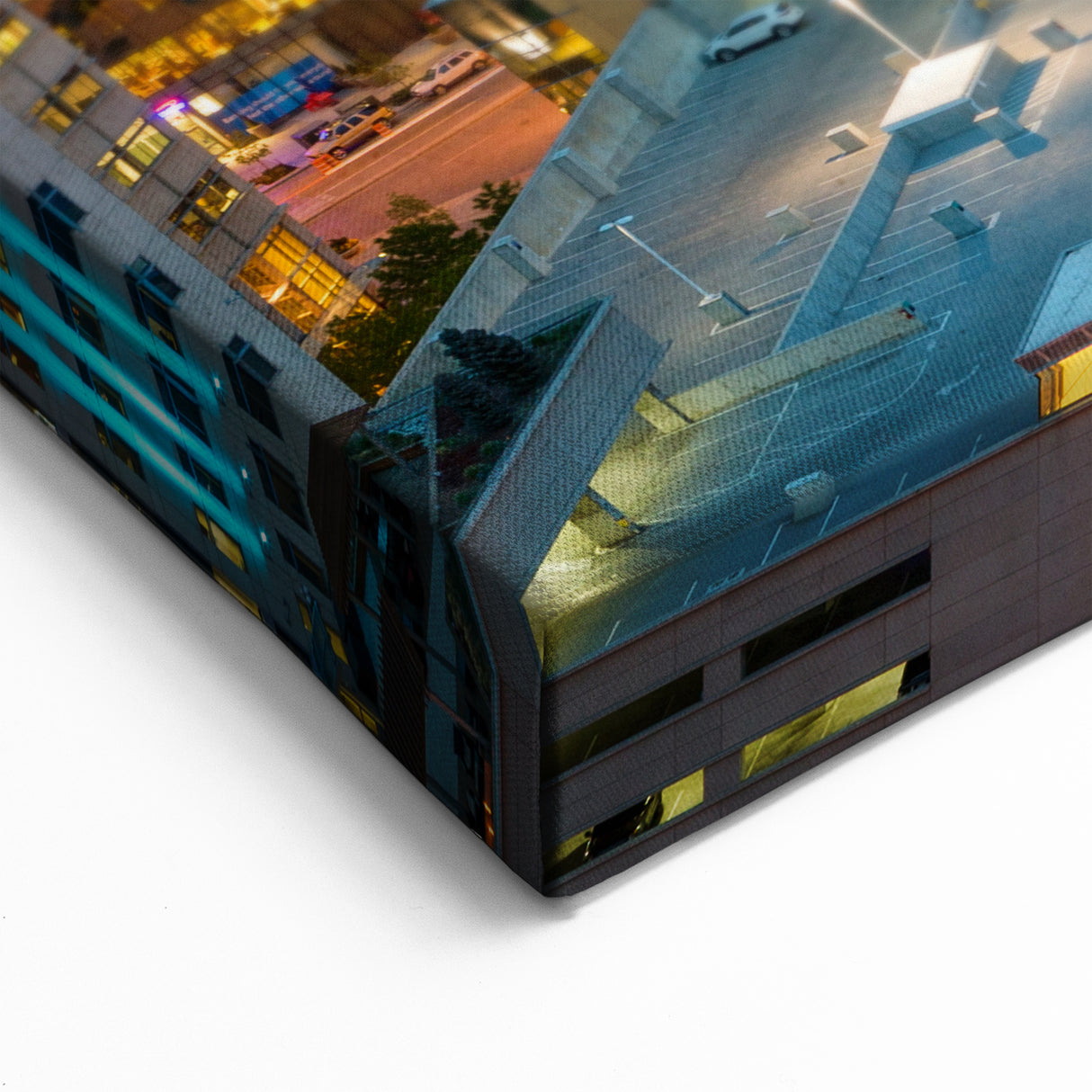 Denver Cityscape Prints with Golden Twilight - Colorado Wall Decor