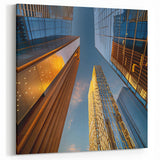 Modern Middle Eastern Architecture Art - Skyscraper Skyline Wall Print