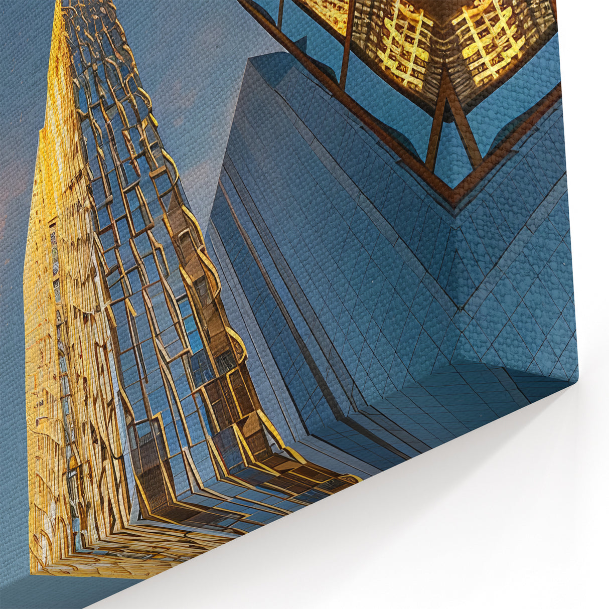 Modern Middle Eastern Architecture Art - Skyscraper Skyline Wall Print