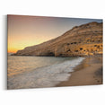 Crete Wall Art - Stunning Coastal Views of Matala Caves at Sunset