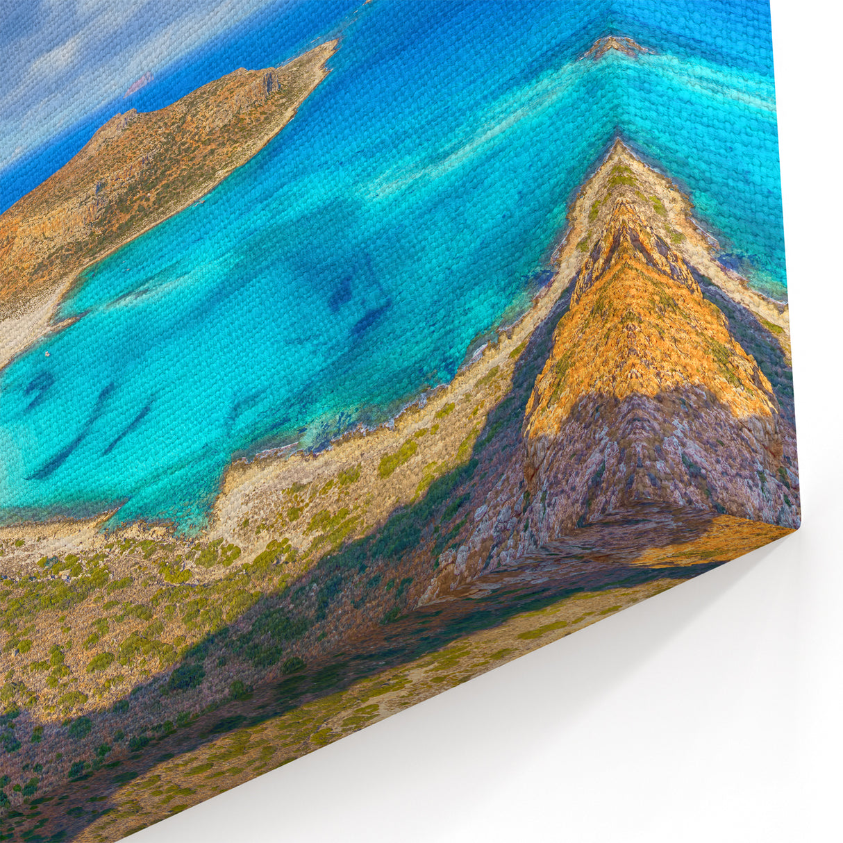 Crete Canvas Prints - Breathtaking View of Balos Lagoon in Crete