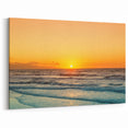 Crete Photography Art - Serene Sunset Over the Aegean Sea