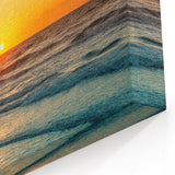 Crete Photography Art - Serene Sunset Over the Aegean Sea