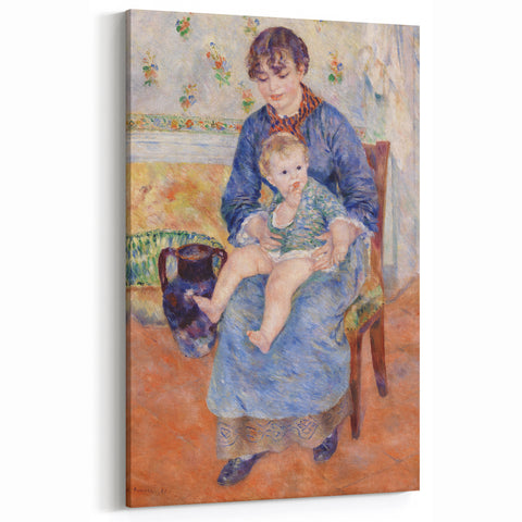 Pierre-Auguste Renoir Mother and Child | Timeless Impressionist Art Print