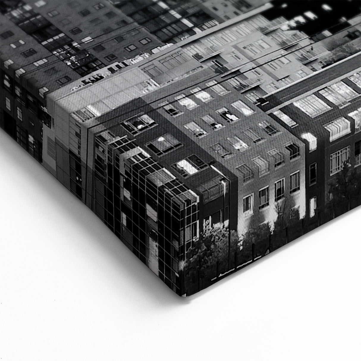 Black and White Denver Skyline Art - Modern Mile High City Wall Decor