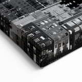 Black and White Denver Skyline Art - Modern Mile High City Wall Decor