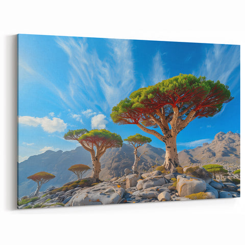 Yemen Wall Art - Stunning Socotra Landscape in Middle Eastern Art Prints