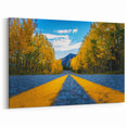 Scenic Colorado Road in Autumn with Mountain View - Denver Wall Art