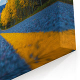 Scenic Colorado Road in Autumn with Mountain View - Denver Wall Art