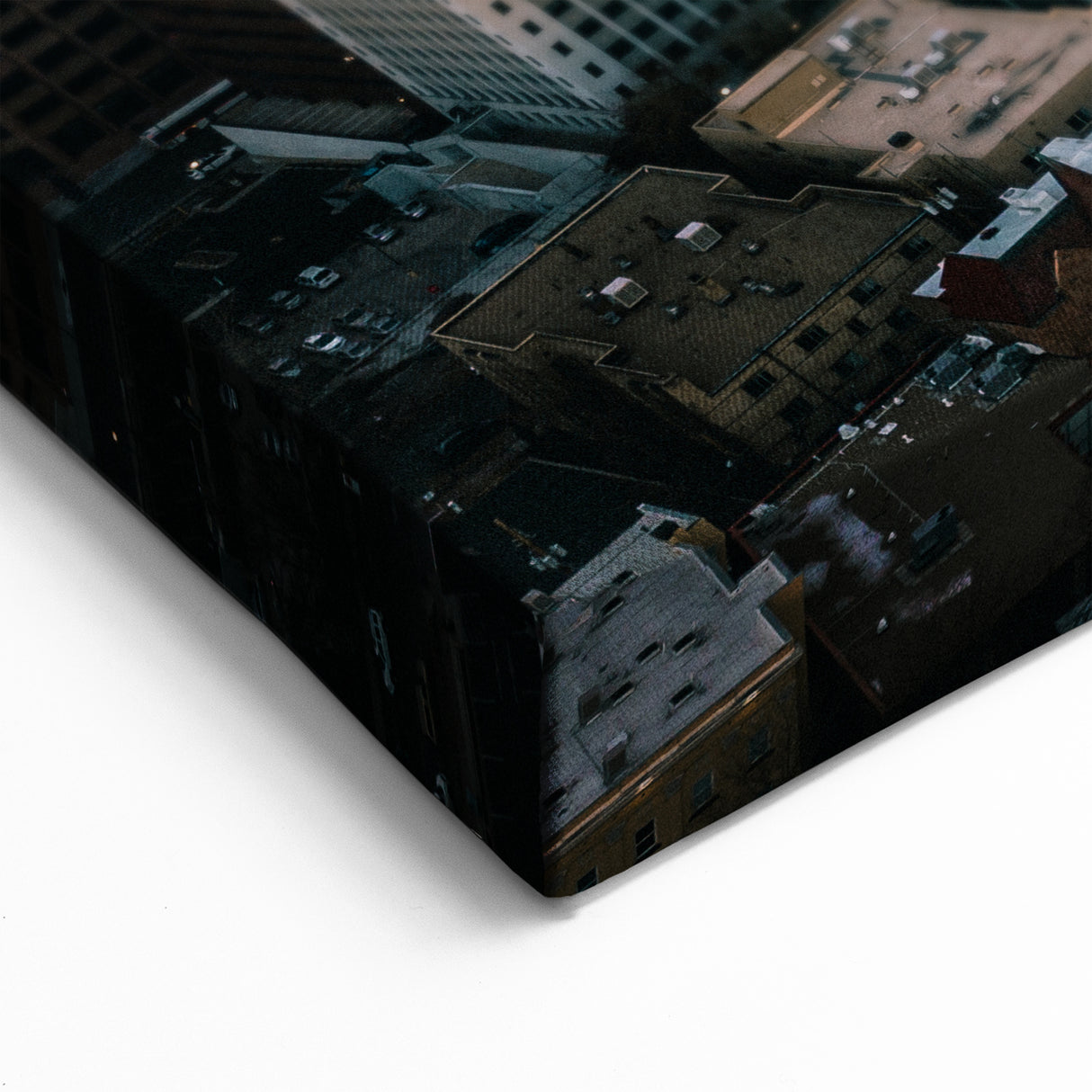 Denver Skyline at Sunset with Rocky Mountains - Mile High City Art