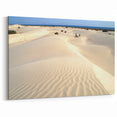 Yemen Landscape Prints - Serene Desert Dunes by the Coast in Scenic Yemen Art