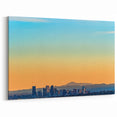 Distant Denver Skyline with Mountain View - Colorado Landscape Wall Art