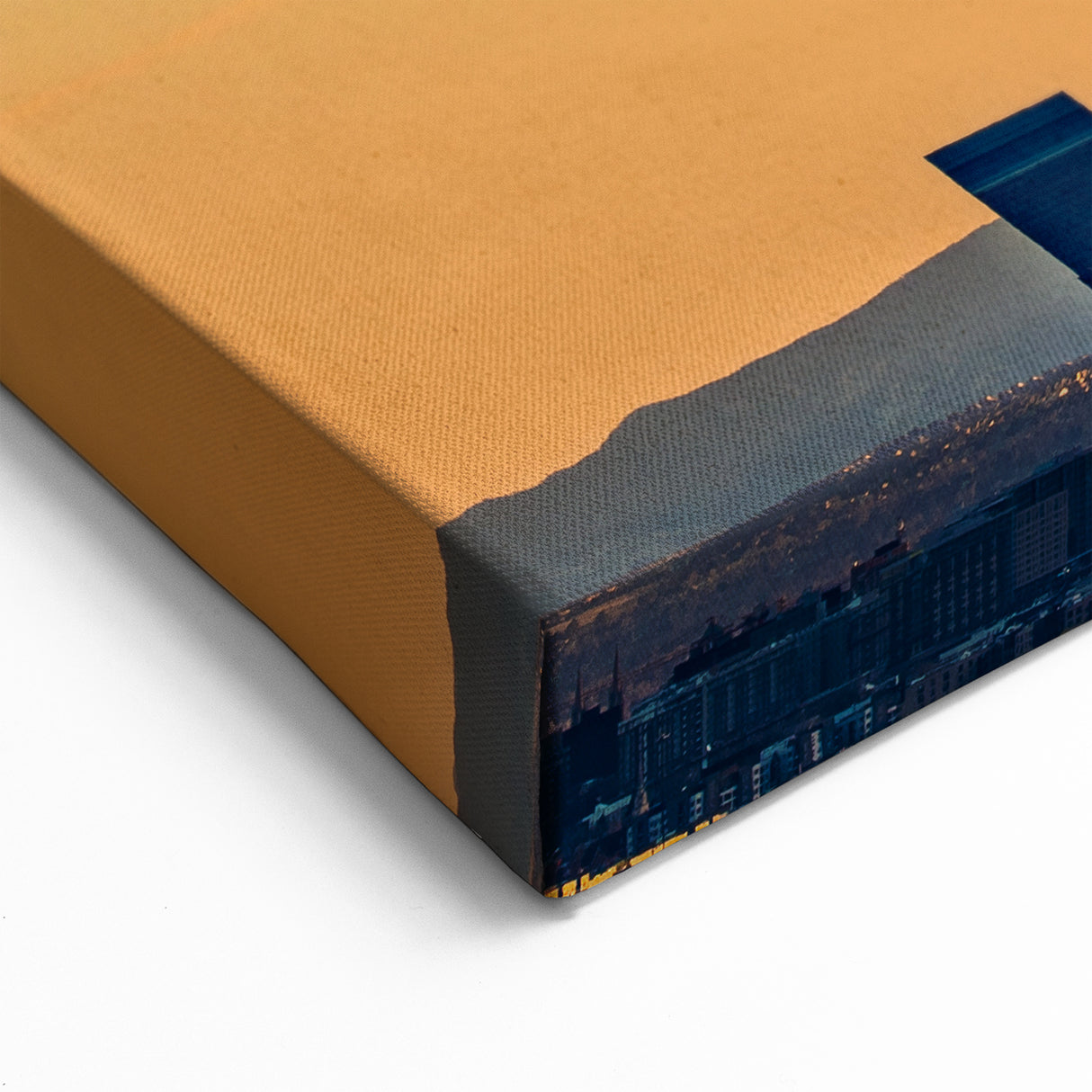 Distant Denver Skyline with Mountain View - Colorado Landscape Wall Art