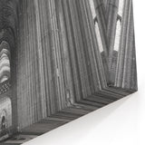 Canterbury Black and White Art - Historic Cathedral Photography Print