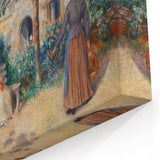 Pierre-Auguste Renoir Garden Scene | Charming French Impressionist Art