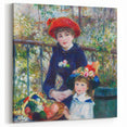 Pierre-Auguste Renoir Two Sisters | Elegant French Impressionist Art