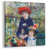 Pierre-Auguste Renoir Two Sisters | Elegant French Impressionist Art